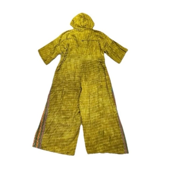 Kantha Bae Women’s Reversible Hooded Jumpsuit Hippie Bohemian Artsy Free Size - Picture 2 of 10